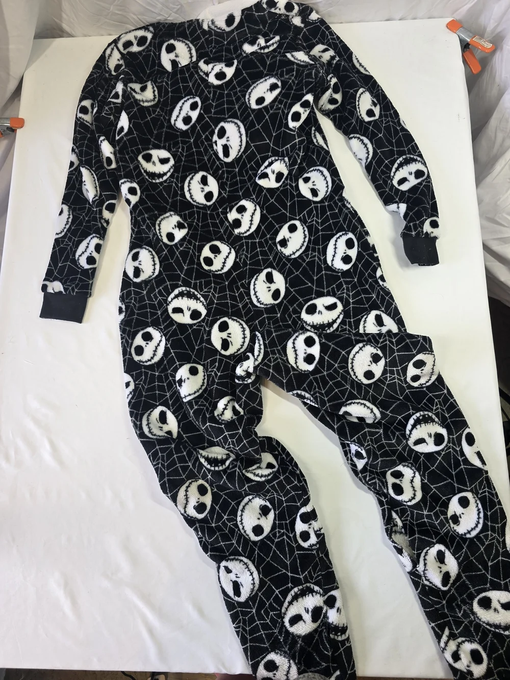 Disney The Nightmare Before Christmas Jack Skellington Hooded Onesie Medium
